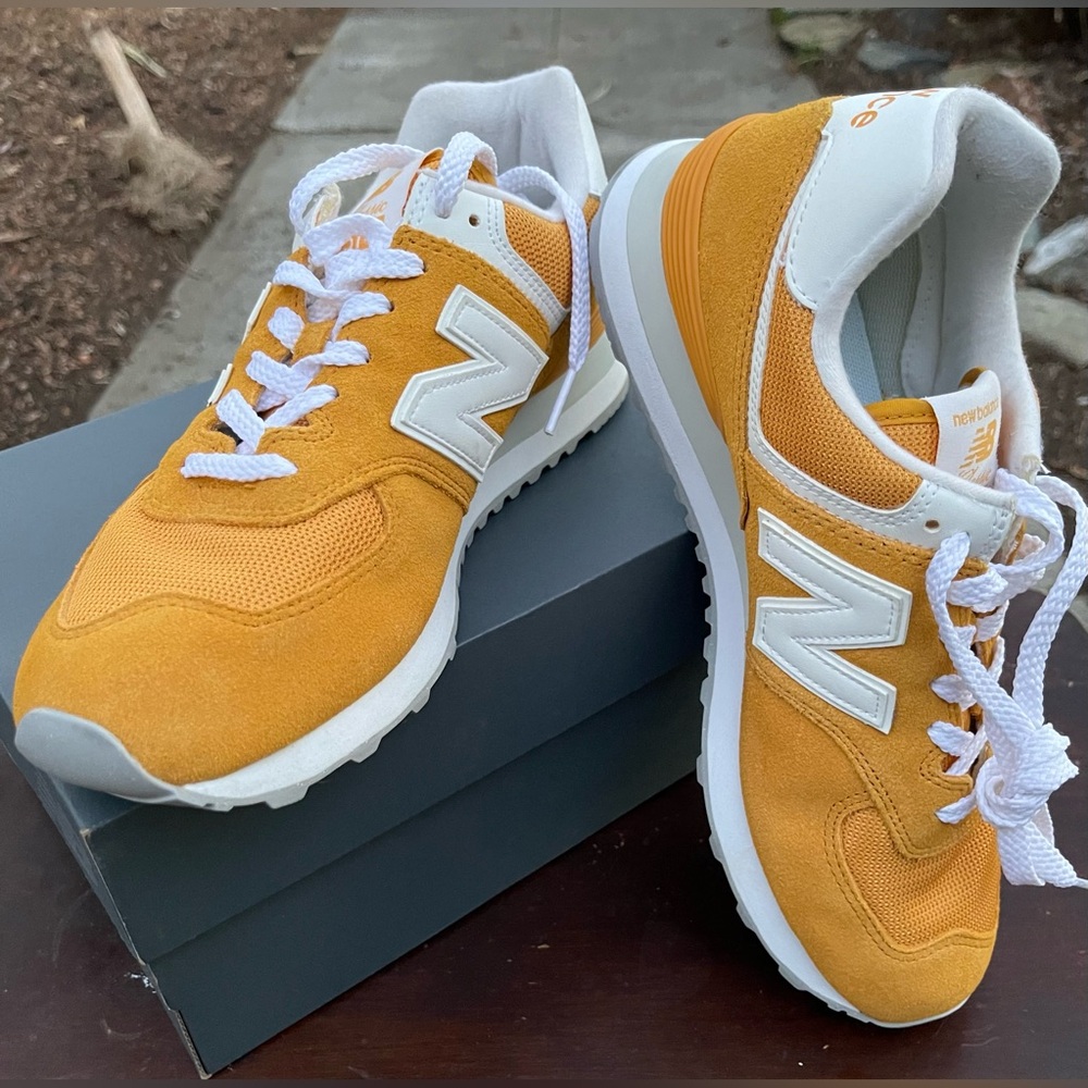 New Balance Mustard Yellow Sneakers